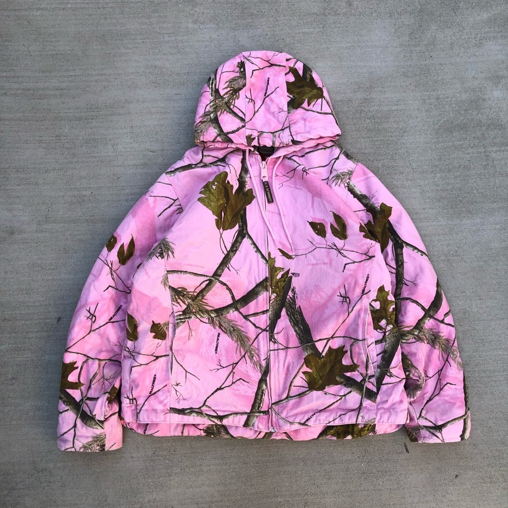 Schmidt Realtree Boxy Insulated Pink Camo Jacket 24x26